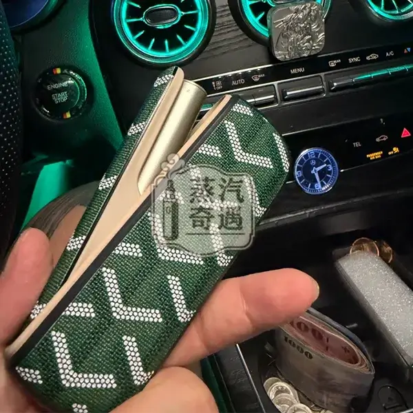 【黑色/紅色/綠色/白色】IQOS ILUMA I專用PU皮革+TPU保護殼附側蓋 高質感雅格皮套 防摔防刮 IQOS保護套現貨:圖片 5