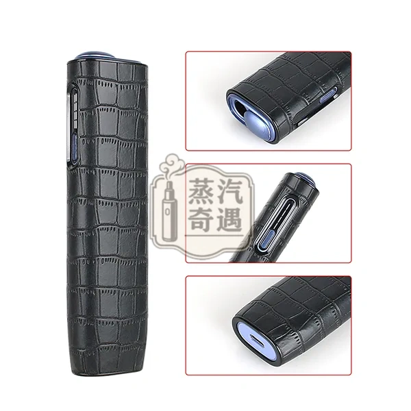 【鱷魚紋4色可選】IQOS ILUMA I ONE保護套 8代一體機橢圓形按鈕專用 PU皮革保護殼現貨 360°防摔防刮 可直接充電