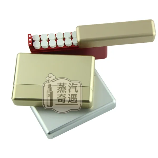 【5色現貨】TEREA 鋁合金收納盒 18 支裝|IQOS 加熱菸防摔防壓防水防潮金屬菸盒|磁吸滑蓋款