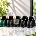 車載 IQOS 煙灰缸｜密封除臭金屬內膽 旋轉蓋設計 銀色、黑色、碳纖、竹綠金、黑金可選